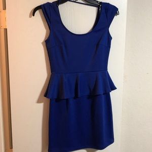 Dark blue bodycon dress